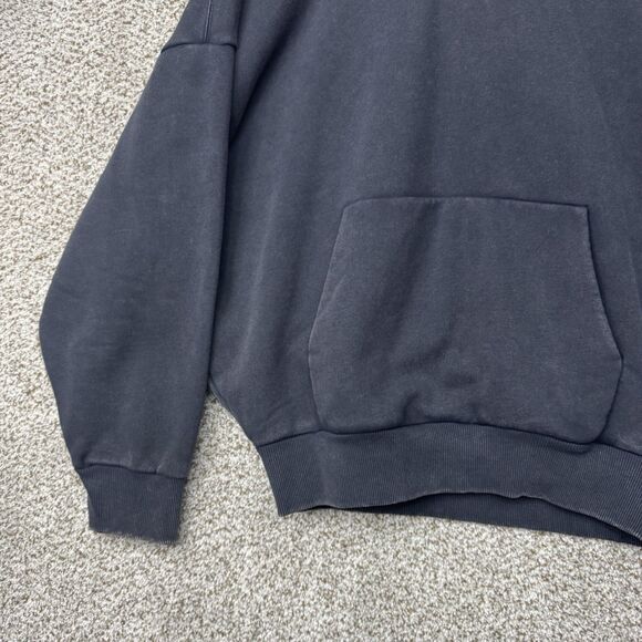 Under Armour Icon Heavyweight Fleece Wash Oversized Hoodie Mens Medium Black New - Picture 5 of 14